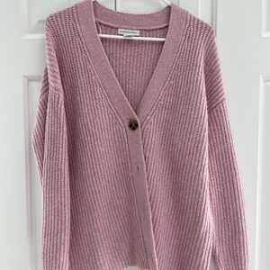 cupcakes & cashmere Pink Cardigan Sweater